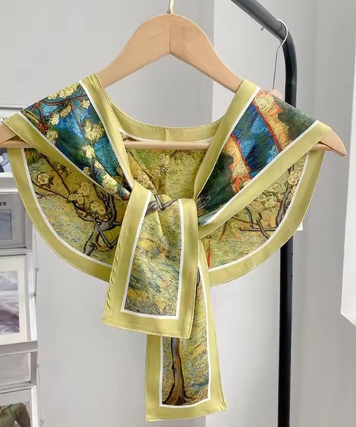 ammy.（エイミードット）の「【 ammy. / エイミードット 】 ボタニカル アート デザイン セーラー カラー / つけ襟（バンダナ/スカーフ・レディース・A/B/C/D/E・FREE）」の4枚目の写真