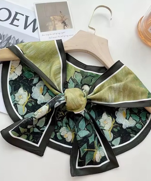 ammy.（エイミードット）の「【 ammy. / エイミードット 】 ボタニカル アート デザイン セーラー カラー / つけ襟（バンダナ/スカーフ・レディース・A/B/C/D/E・FREE）」の5枚目の写真