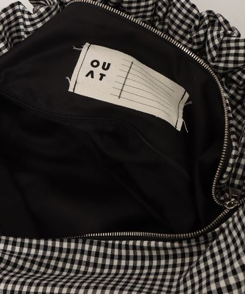 OUAT トートバッグ OUAT/オーユーエーティー/GINGHAM OFFICE BAG(トートバッグ