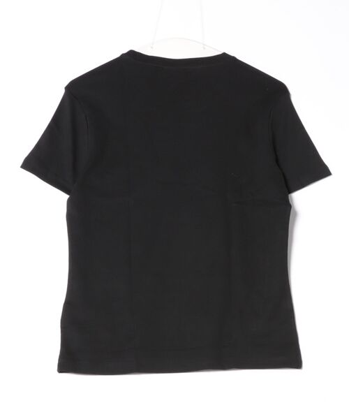 Desigual(デシグアル)の「フレーズエンブロイダリー 刺繍入りTシャツ ブラック(Tシャツ/カットソー・レディース・ホワイト/ブラック・XS/S/L/XL/M)」の3枚目の写真