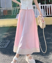 BURBERRY バーバリー ゴルフ ギンガムチェック スカート 可愛い
