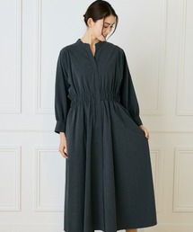 INED | バンドカラーワンピース(ワンピース)