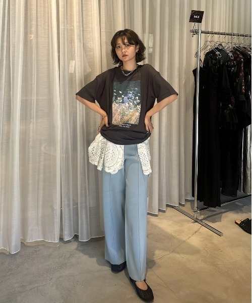 セール】Silvia Conde Olivan×Ameri OVERSIZE TEE（Tシャツ/カットソー