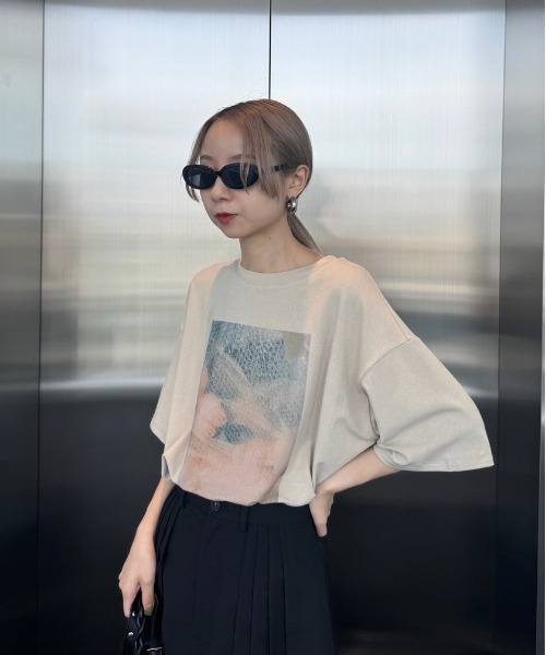 セール】Silvia Conde Olivan×Ameri OVERSIZE TEE（Tシャツ/カットソー