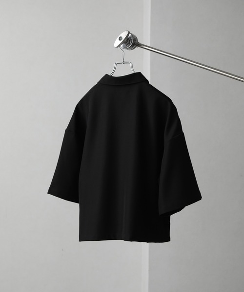 welise（ウェライズ）の「【welise/ウェライズ】Flower "Embroidery"ショートスキッパーシャツ（シャツ/ブラウス・メンズ・ホワイト/ブラック/グレー・S/M/L）」の19枚目の写真