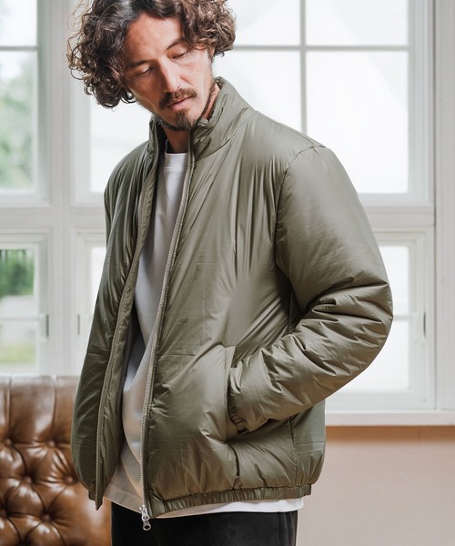 Magine(マージン)の「mj10906-Stand Collar Thinsulate Padded Blouson シンサレートブルゾン(ブルゾン・メンズ・チャコール/ブラック/オリーブ・48/46/44)」の3枚目の写真