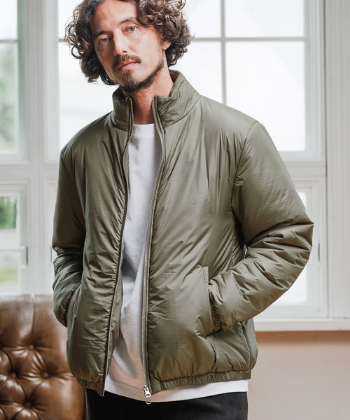 Magine(マージン)の「mj10906-Stand Collar Thinsulate Padded Blouson シンサレートブルゾン(ブルゾン・メンズ・チャコール/ブラック/オリーブ・48/46/44)」の11枚目の写真