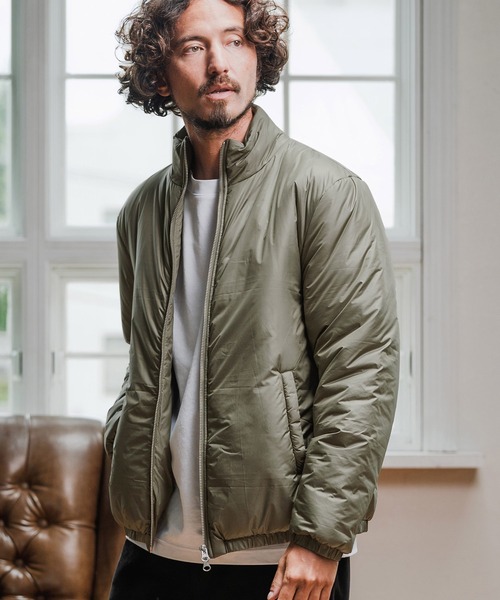Magine(マージン)の「mj10906-Stand Collar Thinsulate Padded Blouson シンサレートブルゾン(ブルゾン・メンズ・チャコール/ブラック/オリーブ・48/46/44)」の10枚目の写真