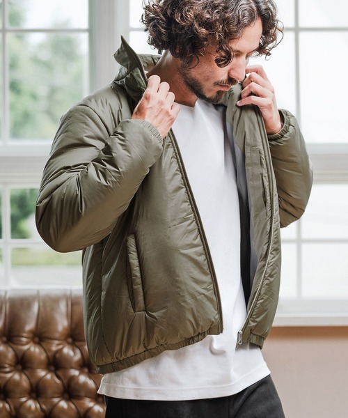 Magine(マージン)の「mj10906-Stand Collar Thinsulate Padded Blouson シンサレートブルゾン(ブルゾン・メンズ・チャコール/ブラック/オリーブ・48/46/44)」の9枚目の写真