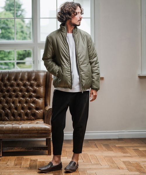 Magine(マージン)の「mj10906-Stand Collar Thinsulate Padded Blouson シンサレートブルゾン(ブルゾン・メンズ・チャコール/ブラック/オリーブ・48/46/44)」の8枚目の写真