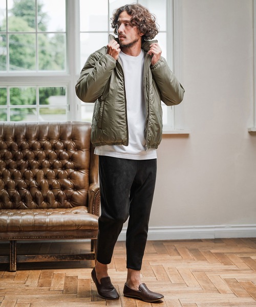 Magine(マージン)の「mj10906-Stand Collar Thinsulate Padded Blouson シンサレートブルゾン(ブルゾン・メンズ・チャコール/ブラック/オリーブ・48/46/44)」の7枚目の写真