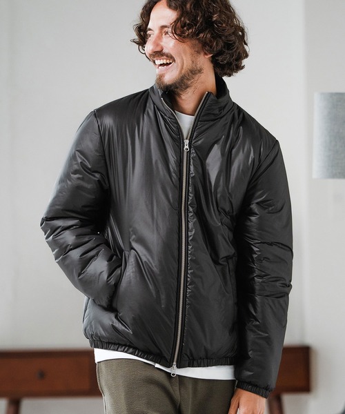 Magine(マージン)の「mj10906-Stand Collar Thinsulate Padded Blouson シンサレートブルゾン(ブルゾン・メンズ・チャコール/ブラック/オリーブ・48/46/44)」の4枚目の写真