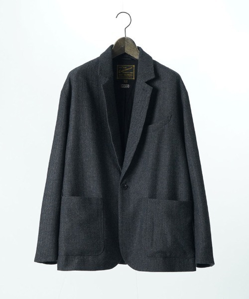 EGO TRIPPING(エゴトリッピング)の「mj10952-EGO×PROPA LOUNGECUT JACKET テーラードジャケット(テーラードジャケット・メンズ・チャコールグレー×ブラック・46/48)」の11枚目の写真