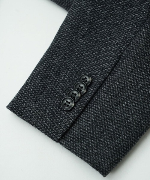 EGO TRIPPING(エゴトリッピング)の「mj10952-EGO×PROPA LOUNGECUT JACKET テーラードジャケット(テーラードジャケット・メンズ・チャコールグレー×ブラック・46/48)」の5枚目の写真