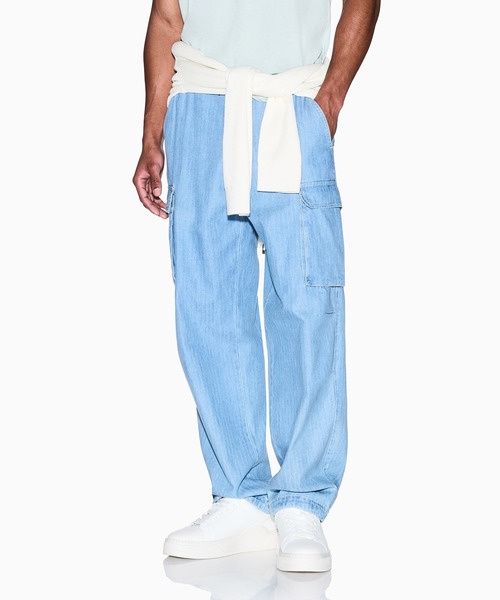 セール】【A|X アルマーニ エクスチェンジ】ヘリンボーンデニム カーゴ