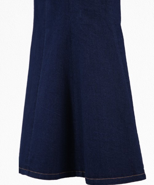 nissen（ニッセン）の「マーメイドデニムスカート（デニムスカート・レディース・ワンウォッシュ・マルチサイズ）」の4枚目の写真