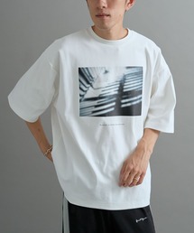 CRAFT STANDARD BOUTIQUE（クラフトスタンダードブティック）の「接触冷感/UVカット/吸水速乾 ハニカムメッシュフォトTEE 3【ユニセックス】（Tシャツ/カットソー・メンズ）」
