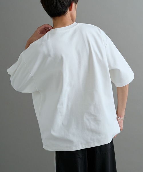 CRAFT STANDARD BOUTIQUE（クラフトスタンダードブティック）の「接触冷感/UVカット/吸水速乾 ハニカムメッシュフォトTEE 3【ユニセックス】（Tシャツ/カットソー・レディース・ブラック/オフホワイト・S/M/L）」の19枚目の写真