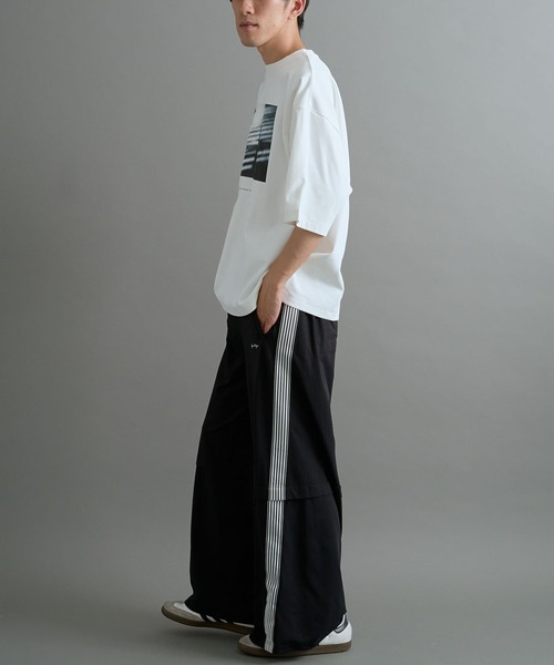 CRAFT STANDARD BOUTIQUE（クラフトスタンダードブティック）の「接触冷感/UVカット/吸水速乾 ハニカムメッシュフォトTEE 3【ユニセックス】（Tシャツ/カットソー・レディース・ブラック/オフホワイト・S/M/L）」の21枚目の写真