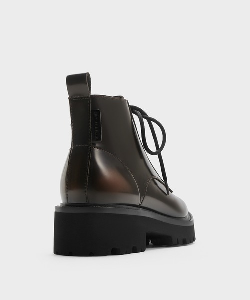 リジッドソール コンバットブーツ（ブーツ）｜CHARLES & KEITH