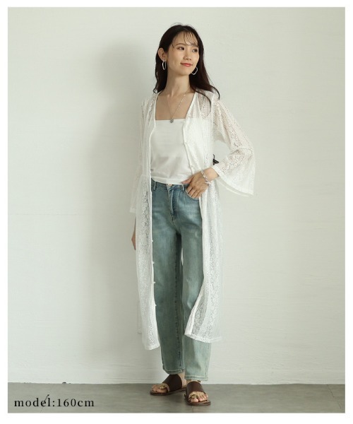 Sawa a la mode（サワアラモード）の「花レースフレアスリーブワンピース（ワンピース・レディース・ブラック/ホワイト・FREE）」の14枚目の写真