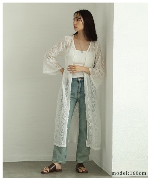 Sawa a la mode（サワアラモード）の「花レースフレアスリーブワンピース（ワンピース・レディース・ブラック/ホワイト・FREE）」の21枚目の写真