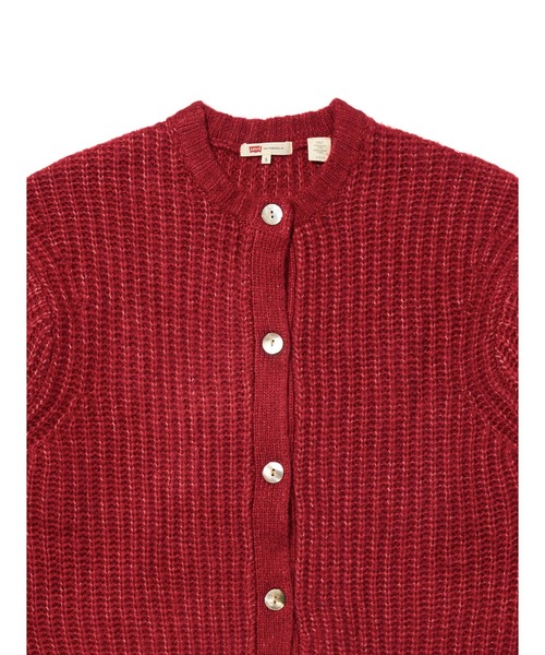 Levi's（リーバイス）の「Levi's/リーバイス ルナシェルボタン カーディガン（カーディガン/ボレロ・レディース・レッド・XS/M/S）」の5枚目の写真