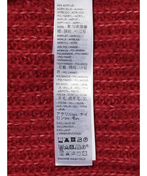 Levi's（リーバイス）の「Levi's/リーバイス ルナシェルボタン カーディガン（カーディガン/ボレロ・レディース・レッド・XS/M/S）」の2枚目の写真