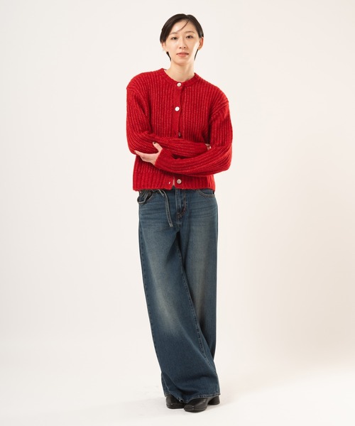 Levi's（リーバイス）の「Levi's/リーバイス ルナシェルボタン カーディガン（カーディガン/ボレロ・レディース・レッド・XS/M/S）」の17枚目の写真