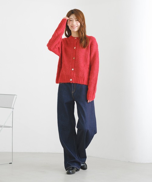 Levi's（リーバイス）の「Levi's/リーバイス ルナシェルボタン カーディガン（カーディガン/ボレロ・レディース・レッド・XS/M/S）」の12枚目の写真
