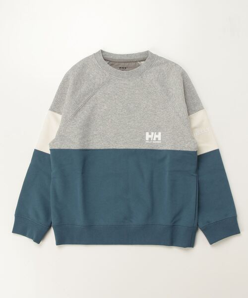 HELLY HANSEN(ヘリーハンセン)の「【HELLY HANSEN】K Tri Sweat Crew(スウェット・キッズ・レッド/ブルー・150/140/130)」の2枚目の写真