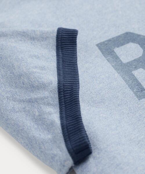 RRL（ダブル アール エル）の「ロゴ ジャージー リンガー Tシャツ（Tシャツ/カットソー・メンズ・ブルー・XXL/S/M/L）」の5枚目の写真