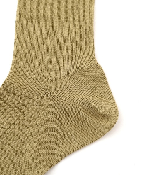 MARGARET HOWELL(マーガレットハウエル)の「FINE COTTON RIB SOCK(ソックス/靴下・レディース・マスタード/アイボリー/ブラック・FREE)」の5枚目の写真