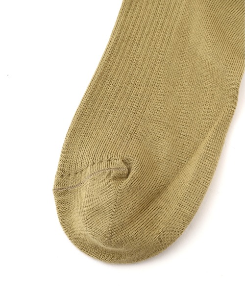 MARGARET HOWELL(マーガレットハウエル)の「FINE COTTON RIB SOCK(ソックス/靴下・レディース・マスタード/アイボリー/ブラック・FREE)」の6枚目の写真