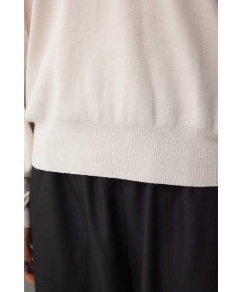 AZUL by moussy（アズールバイマウジー）の「ボリュームスリーブニット（ニット/セーター・レディース・アイボリー/ブラック/ダークグリーン/バーガンディー・FREE）」の15枚目の写真