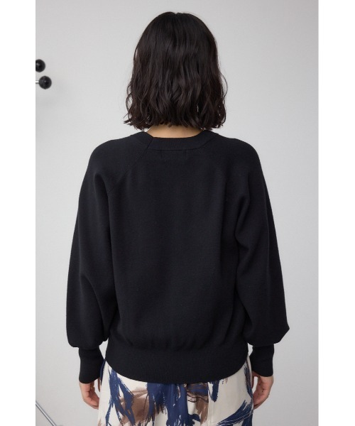AZUL by moussy（アズールバイマウジー）の「ボリュームスリーブニット（ニット/セーター・レディース・アイボリー/ブラック/ダークグリーン/バーガンディー・FREE）」の22枚目の写真