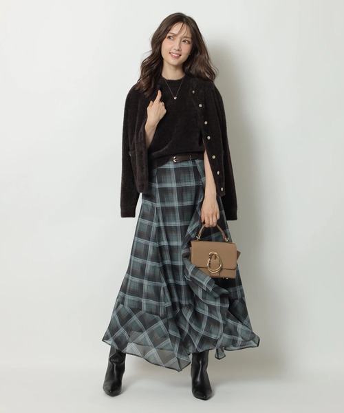 【新品・未使用】Apuweiser-riche エアリーイレヘムスカート　SS 中古・古着通販】Apuweiser-riche (アプワイザーリッシェ