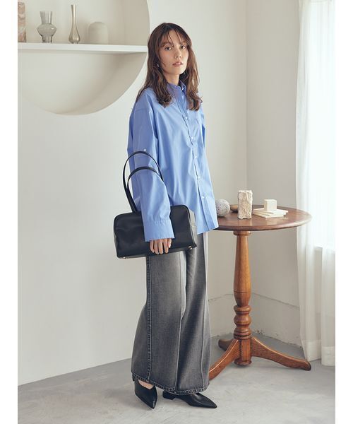 Mila Owen（ミラオーウェン）の「タブスリーブ釦ダウンシャツ（シャツ 