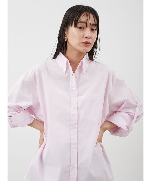 タブスリーブ釦ダウンシャツ（シャツ/ブラウス）｜Mila Owen（ミラ