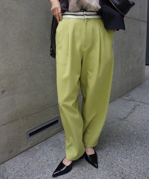 LOGO WAIST MARVERT PANTS（その他パンツ）｜Ameri（アメリ）の