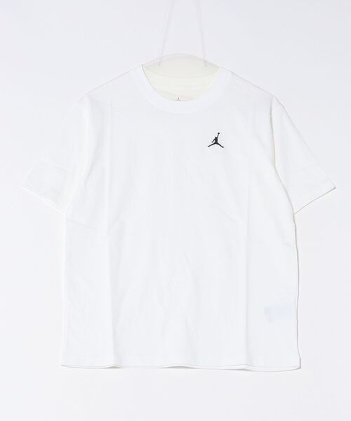 JORDAN BRAND(ジョーダンブランド)の「JORDAN BRAND W J BRK ESS GF TEE ショートスリーブ FN4501 101WHT/BLK(Tシャツ/カットソー・レディース・ホワイト・X-SMALL/SMALL/MEDIUM/LARGE)」の1枚目の写真