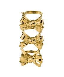 アーマーリング 指輪」に該当するゴールド/金色系のファッション