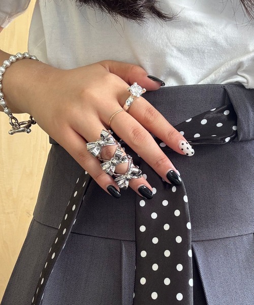 ミニリボンアーマーリング/25-26AW/レディース（リング）｜LOVE BY