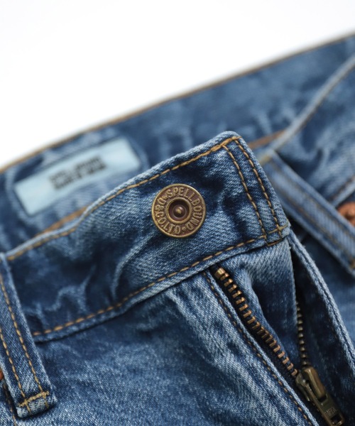 SPELLBOUND（スペルバウンド）の「[SPELLBOUND / スペルバウンド] 12ozセルヴィッジデニム 5Pレギュラーストレート（デニムパンツ・メンズ・ライトインディゴブルー・34inch/32inch/28inch/36inch/30inch）」の14枚目の写真