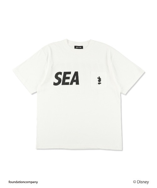 MICKEY / POCKET SILHOUETTE S/S TEE（Tシャツ/カットソー）｜WIND AND