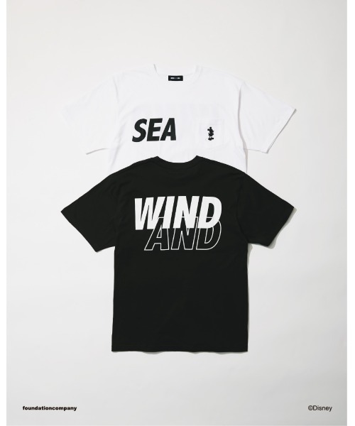 WIND AND SEA(ウィンダンシー)の「MICKEY / POCKET SILHOUETTE S/S TEE(Tシャツ/カットソー・メンズ・ホワイト/アイボリー・M/S)」の4枚目の写真