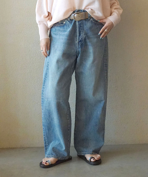 ブランド古着】ダメージ加工デニムパンツ(デニムパンツ ブランド古着】ダメージ加工デニムパンツ(デニムパンツ