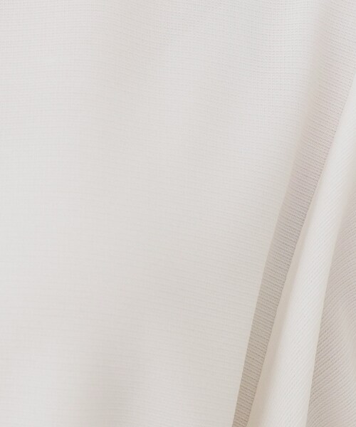 index(インデックス)の「ドルマンショートトップス【洗濯機洗い可】(Tシャツ/カットソー・レディース・ライトイエロー系/オフホワイト/ネイビー・00)」の8枚目の写真