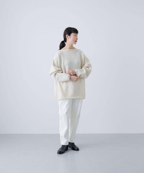 2サイズ展開』ペルーボートネックニット（ニット/セーター）｜かぐれ