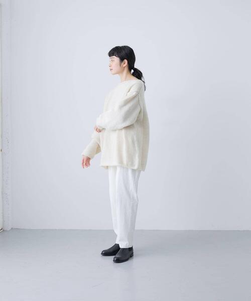 2サイズ展開』ペルーボートネックニット（ニット/セーター）｜かぐれ